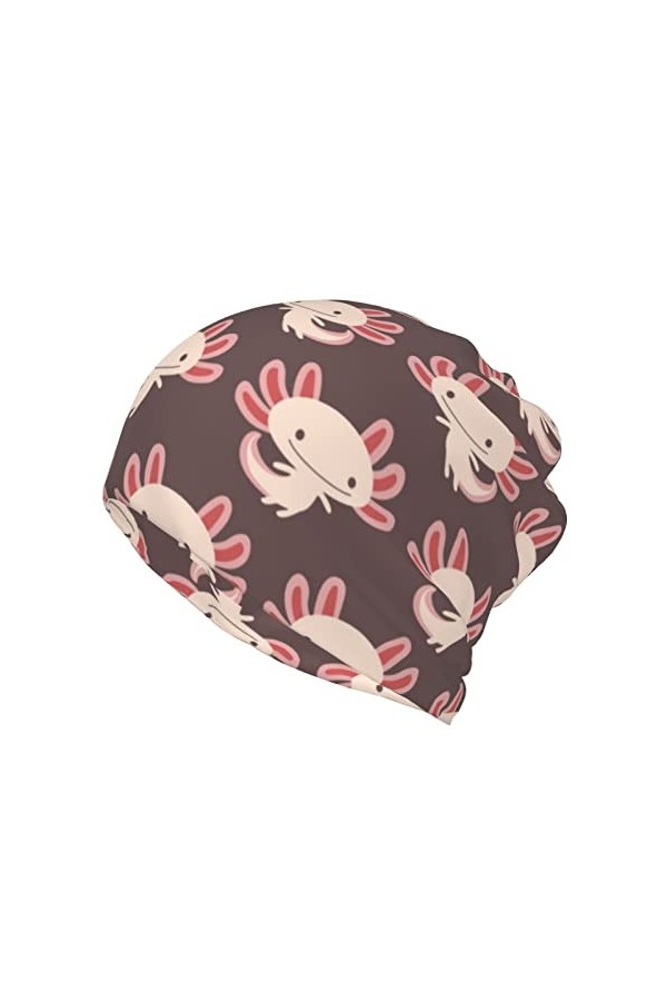 GQWJKSZ Mignon Blobfish Daisy Motif Floral Bonnet Casquette crâne Doux Chimio Chapeaux Cou guêtre Foulard Chapeaux Sommeil Ca