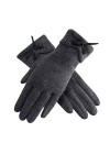 Gants Chauds, Hiver Femmes Plus Velours épais écran Tactile Chaud extérieur vélo Mignon élégant élastique Solide Gants Doux 