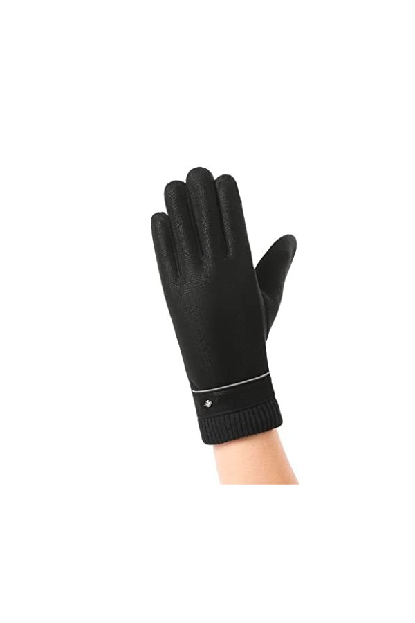 Gants Chauds, écran Tactile Chaud pour Femmes en Hiver épaissi et Velours imperméable Gants de vélo élégants Gants Doux Viol