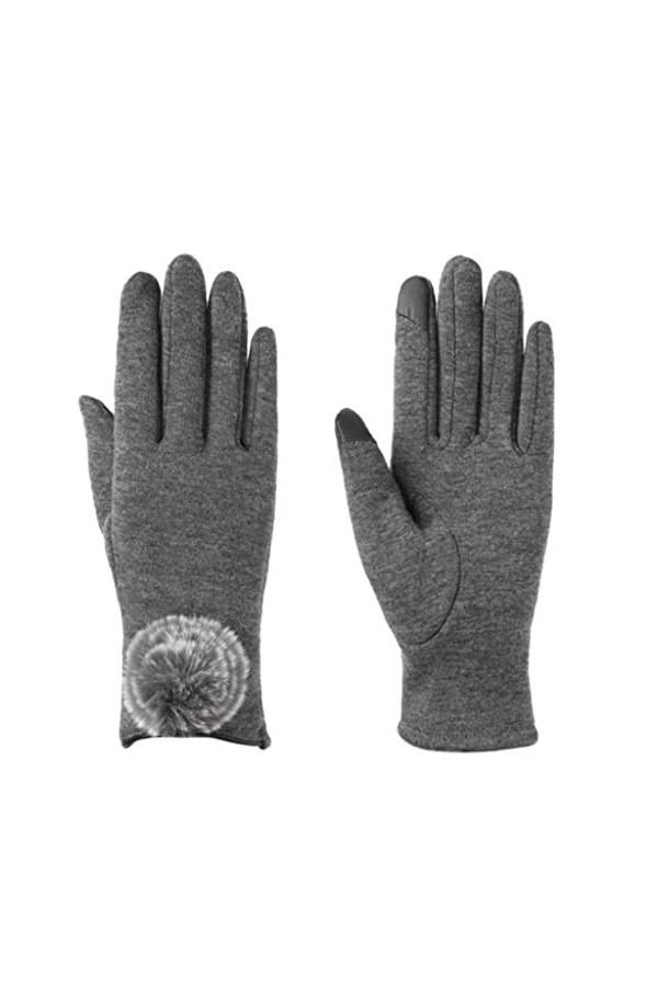 GLUXIT Gants de Cyclisme Chauds Automne et Hiver for Femmes Gants à écran Tactile épaissi Balle Trois Couleurs Disponibles 