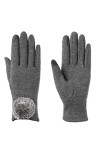 GLUXIT Gants de Cyclisme Chauds Automne et Hiver for Femmes Gants à écran Tactile épaissi Balle Trois Couleurs Disponibles 
