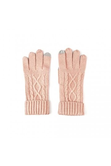 iPeson Doigts Antidérapants Gants dhiver for Femmes Gants Tricotés De Haute Qualité Gants À Écran Tactile Chaud for La Cours