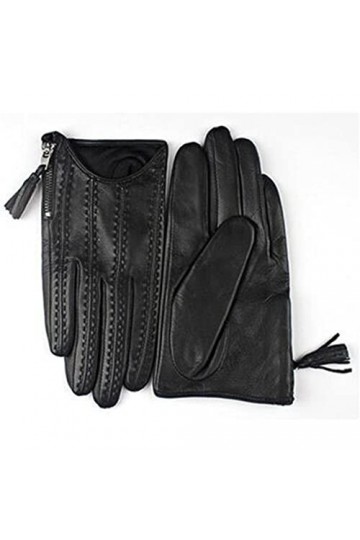 GUFYRH De Conduite en Cuir for Femme avec Fermeture éclair for Femme Color : D, Size : S Code 