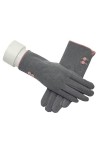 Gants Femmes Hiver Garder Au Chaud Écran Tactile Antidérapant Portable En Plein Air Vélo Drive Épaissir Plus Velours Élégant 