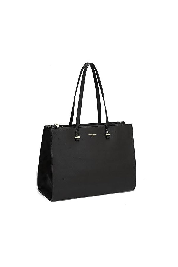 David Jones - Sac à Main Cabas Fourre-Tout Femme Grande Taille XL - Sac Porté Epaule Cours Lycée Travail Business Format A4 -