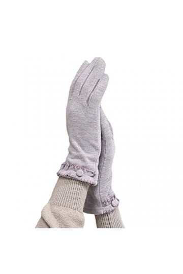 Gants Femmes automne hiver mince polaire chaud écran tactile élégant haute élasticité coupe-vent cyclisme conduite mitaines g