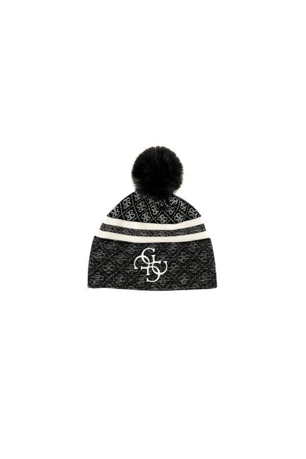 Guess Bonnet à monogramme brodé jeans - Femme