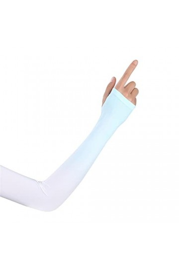 YANYUESHOP ICY Sleeves Gants de Conduite pour Artefact dété en Soie Glacée Gradient Femme Color : A, Size : One Size 