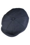 STETSON Casquette Hatteras Design Homme - Made in Germany Bonnet en Soie Cachemire Laine Vierge avec visière, Doublure, Doubl