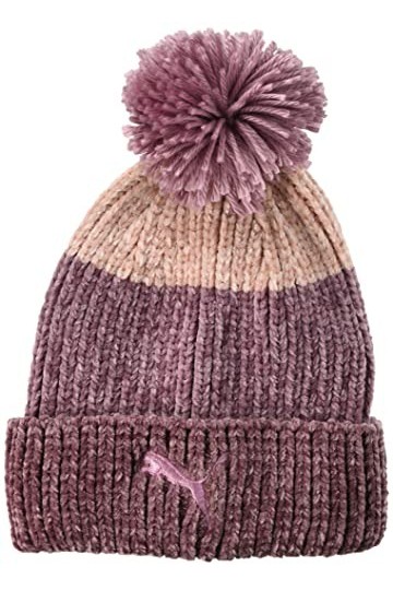 PUMA WS Pom Beanie Bonnet, Dusty Plum Pale Grape Rose Quartz, Taille Unique Femme