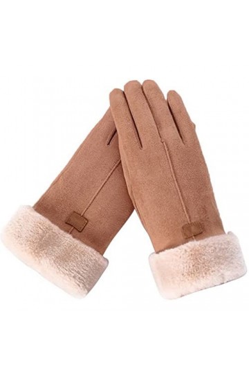 n/a Femmes Automne Hiver Garder au Chaud écran Tactile Gants Cyclisme Lecteur Coupe-Vent Color : Argento, Size : Regolabile 