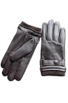Hgvcfcv Gants dhiver en cuir avec doublure chaude pour écran tactile