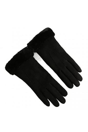 Gants pour femmes et filles - Mitaines épaisses - Gants de ski dhiver E, taille unique 