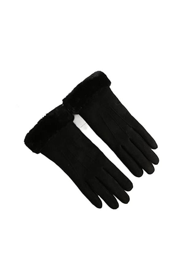 Gants pour femmes et filles - Mitaines épaisses - Gants de ski dhiver E, taille unique 