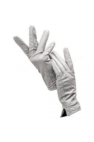 n/a Les Gants for Femmes à la Peau de Mouton Chaudes Hivernales conduisent Les Gants en Cuir Confortables Doux Color : A, Si