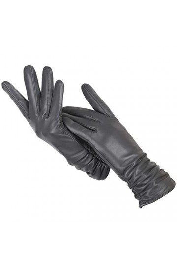 LSDJGDDE Gants en Cuir dextérieur adaptés aux Gants dhiver for Femmes