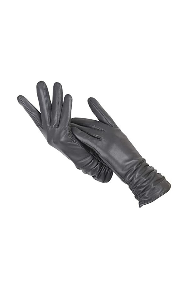 LSDJGDDE Gants en Cuir dextérieur adaptés aux Gants dhiver for Femmes