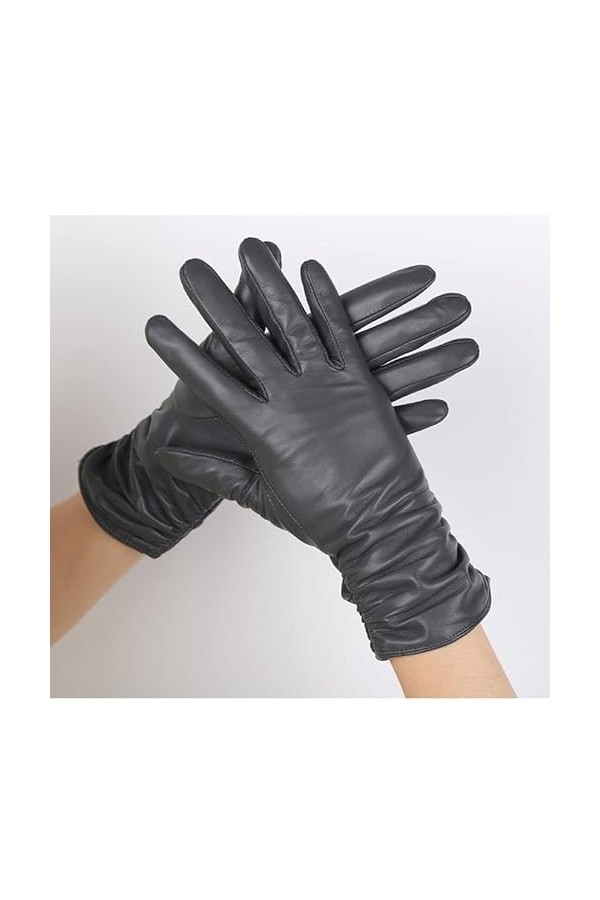 LSDJGDDE Gants en Cuir dextérieur adaptés aux Gants dhiver for Femmes