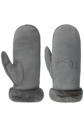 UGG Moufles Shearling Femme - avec doublure automne-hiver - L/XL anthracite