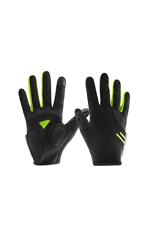 Gants fins et hautement élastiques respirants à doigts longs pour écran tactile B, M code 