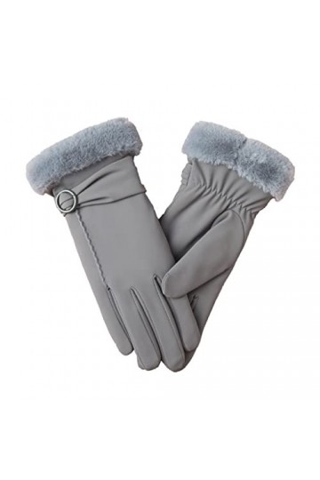 HLDETH Hiver femmes garder au chaud écran tactile gants en plein air imperméable cyclisme épaissir ajouter cachemire femme ga