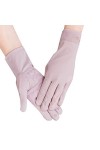 Gants décran Tactile en Dentelle de Coton été Femmes Boucle Maille Creuse Conduite Gants déquitation Confortable et léger 
