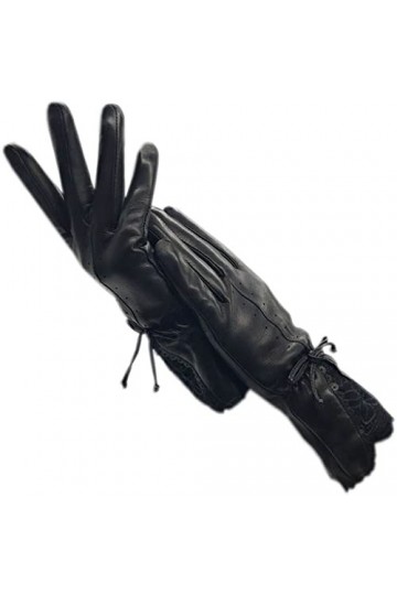 n/a Gants for Femmes dhiver Gants en Cuir Chaud Color : A, Size : 8.5 