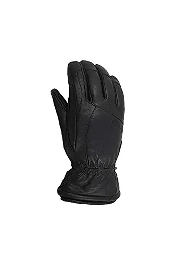 Swany La Posh Gants en cuir pour femme, Femme, noir, Small