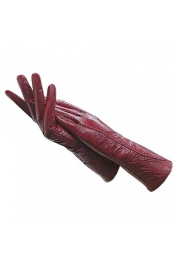 n/a Gants de Poignet en Cuir for Femmes dhiver Couverture de Bras Gants de Conduite Vin Cyclisme Gants de Conduite Color : 