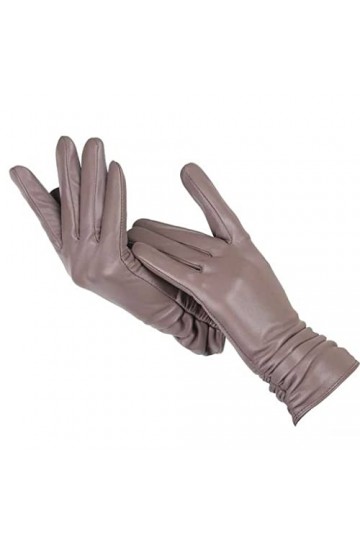 GLUXIT Gants en Cuir for Femme adaptés aux Meubles Gants dhiver Femme