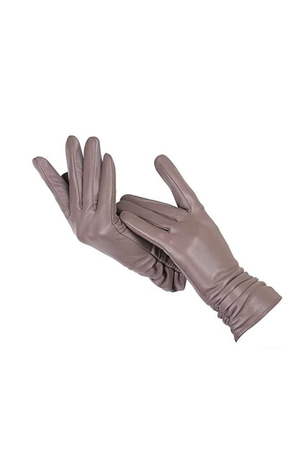 GLUXIT Gants en Cuir for Femme adaptés aux Meubles Gants dhiver Femme