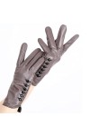 wrtgerht Gants en Cuir véritable for Femmes, Garder au Chaud Les Gants dhiver for Femmes, Gants Doux au Toucher en Peau de M