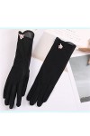 wrtgerht Parasol dété Fine Glace Soie Dentelle Gants Femme Conduite Cavalier Chaussettes Manches Fines Gants Color : A, Siz