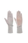 Gants for Femme Longs et Fins for la Conduite et Le Cyclisme en Dentelle à écran Tactile Gants élastiques en Soie de Glace Co