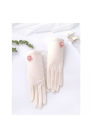 Gants dété Femme Conduite écran Tactile Mince équitation Printemps et Automne Coton Ombre Respirant Cyclisme Confortable et 