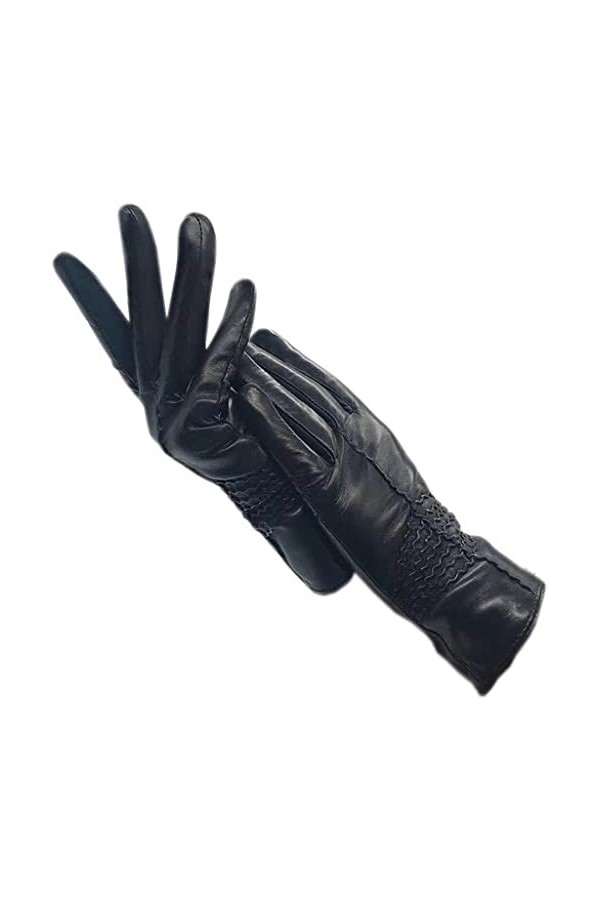 n/a Femmes dhiver Gants Doux Chauds Color : A, Size : 7 