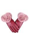 n/a Gants dhiver for Femmes en Cuir écran Tactile Mitaines Dame Femme Conduite en Plein air Gants Chauds Color : 1-Pack, Si