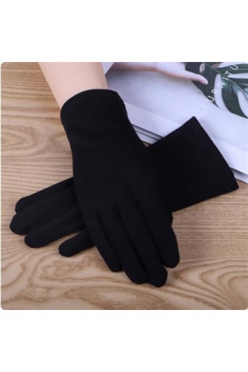 ZHUHW Garder au Chaud écran Tactile Plus Velours à lintérieur Non gonflé Doux Cyclisme Conduite Coupe-Vent Mitaines Gants Fe