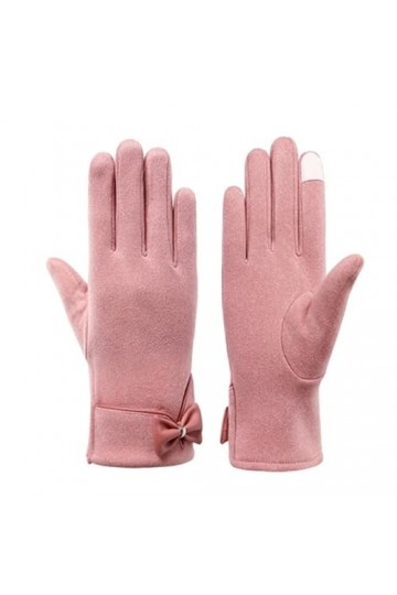 ZHUHW Gants Chauds déquitation for écran Tactile, Coupe-Vent, en Peluche Interne, en Velours, for Femmes, Gants dextérieur,