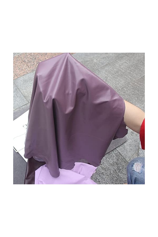 Printemps et automne Gants en peau de mouton pour femme Doublure chaude Pratique écran tactile Moufles longues Prune 60 cm-XS