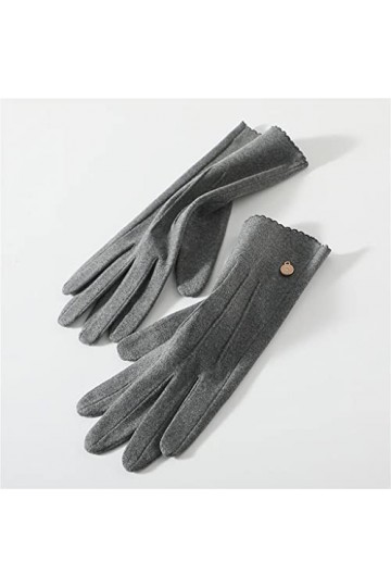 HLDETH Gants à Doigts complets for Femmes, Automne et Hiver, Sports de Plein air, Cyclisme, Gants de Conduite Chauds -Minces 