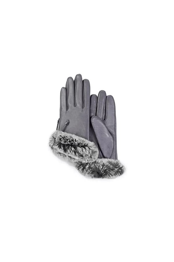 YIAAN Épaissir Gants Gants en Cuir Gants dhiver Femmes Plus Velvet Gants Chauds Gants À Écran Tactile Adapté À La Course À P