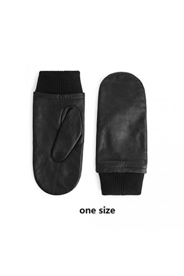 YIAAN Épaissir Gants Gants dhiver Femmes Velvet Doublure Gants en Cuir Gants Chauds for La Course À Pied Chauds et Résistant