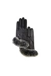 iPeson Doigts Antidérapants Gants en Cuir Gants dhiver Femmes Plus Velvet Gants Chauds Gants À Écran Tactile Adapté À La Cou