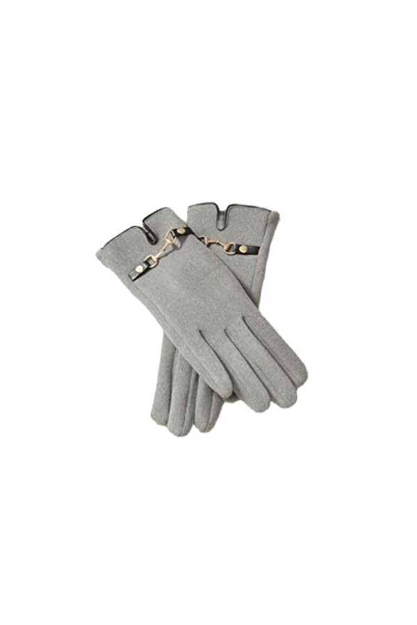 GLUXIT Femmes Hiver Garder Au Chaud Écran Tactile Plus Velours À Lintérieur Épaissir Élégant Mode Vélo Drive Coupe-Vent Mita