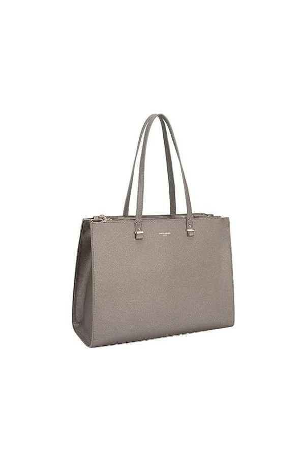 David Jones - Sac à Main Cabas Fourre-Tout Femme Grande Taille XL - Sac Porté Epaule Cours Lycée Travail Business Format A4 -