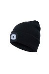 Cadeaux pour Hommes, LED tricoté Chapeau léger Bonnet Chaud Bonnet Hommes et Femmes 3 Niveau Légèreté Couleur Unie Stretchy S