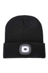 Cadeaux pour Hommes, LED tricoté Chapeau léger Bonnet Chaud Bonnet Hommes et Femmes 3 Niveau Légèreté Couleur Unie Stretchy S