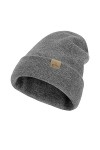 Hysnan Bonnet chaud en laine mérinos pour homme et femme - Double couche - Chaud - Revers tête de mort - Ski et patinage, Ros