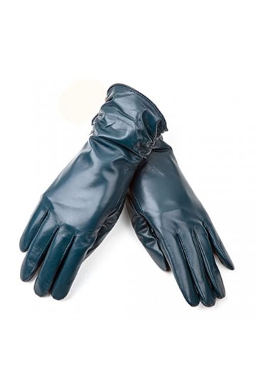 WAAZI Femme Gants en Cuir Femme Gants dhiver en Cuir Femme Color : A , Size : 6.5 